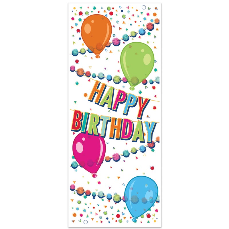 Beistle Happy Birthday Door Cover - Image 1